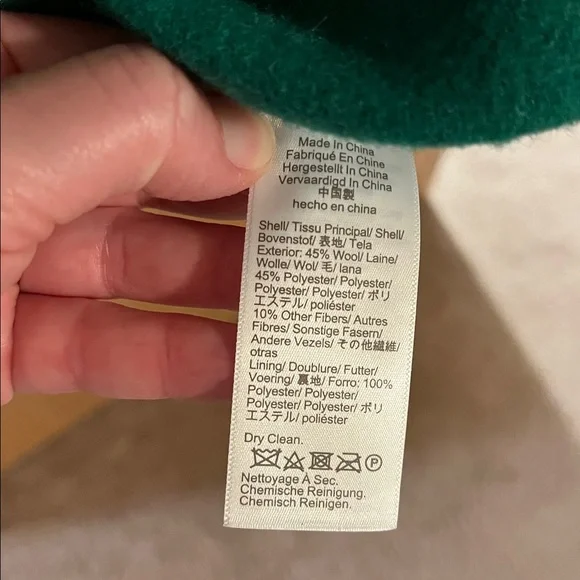 J. Crew Cocoon Wool Coat in Stadium Cloth - Picture 8 of 10